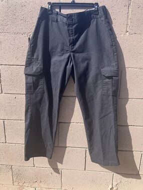 Dickies Black Cargo Pants with Side Utility Pockets